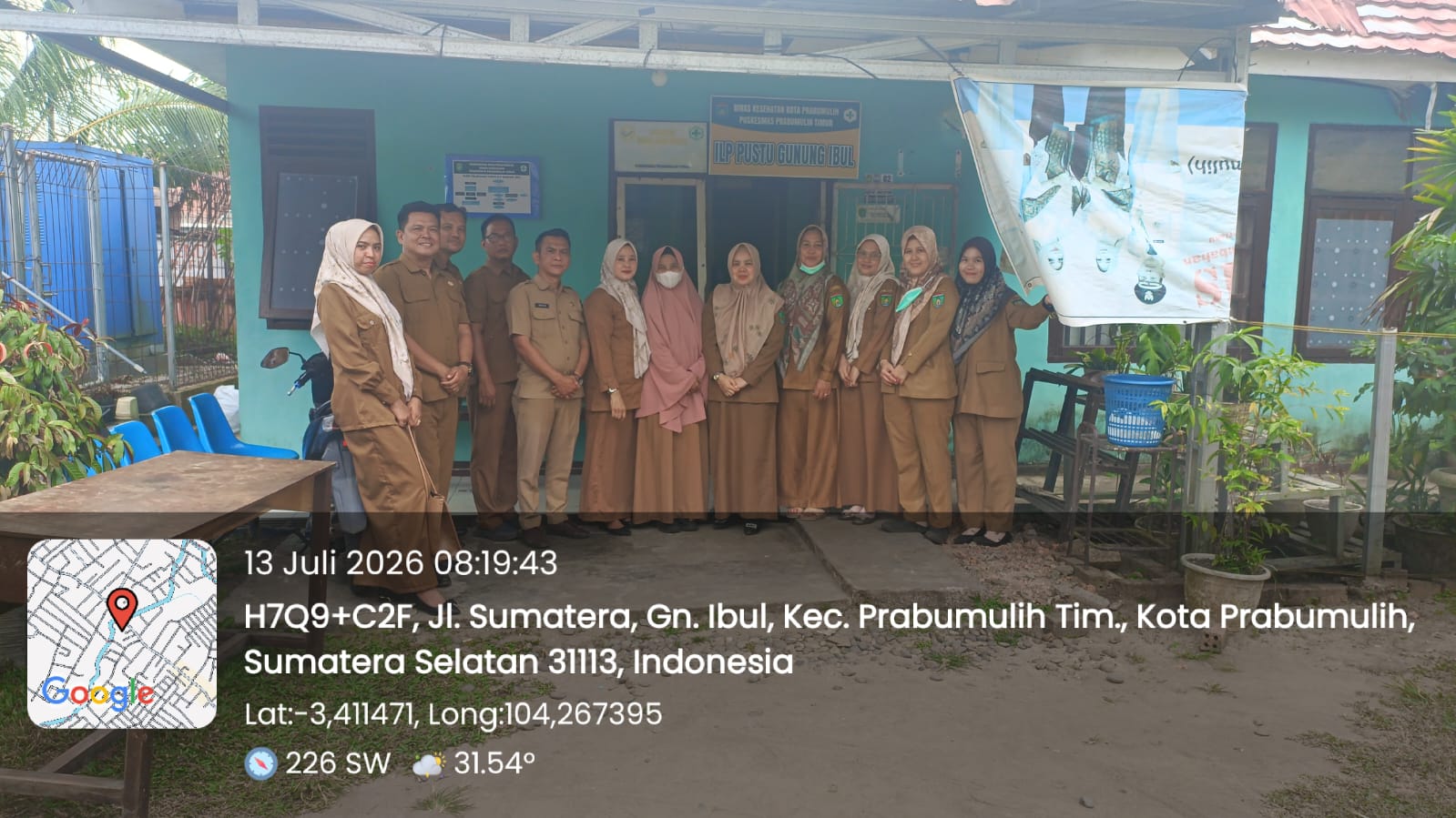 Supervisi dari Bapenda Ke Pustu Gunung Ibul